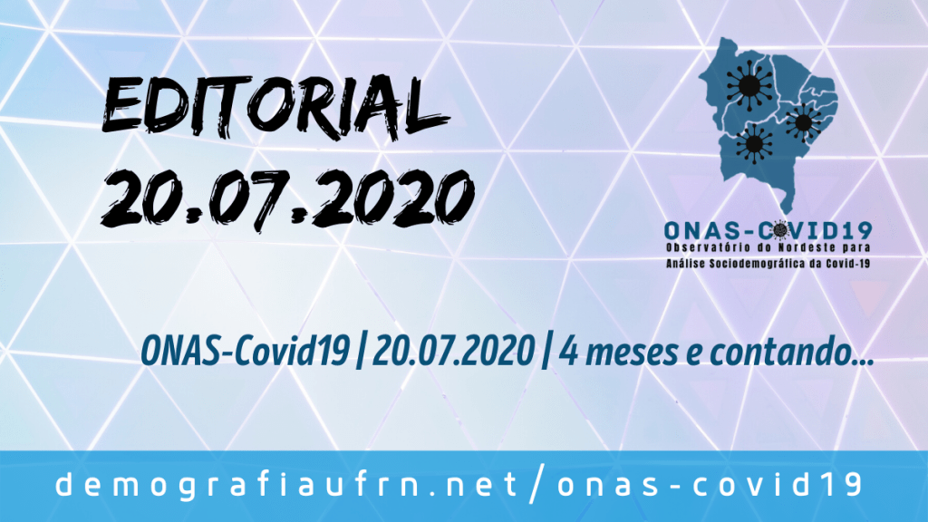 Editorial | ONAS-Covid19 | 20.07.2020 | 4 meses e&nbsp;contando…