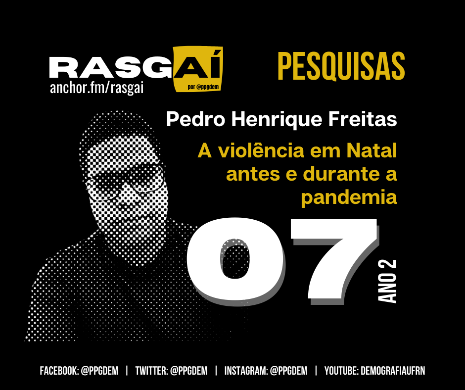 Rasgaí discute o fenômeno da violência no município de Natal antes e durante a&nbsp;pandemia