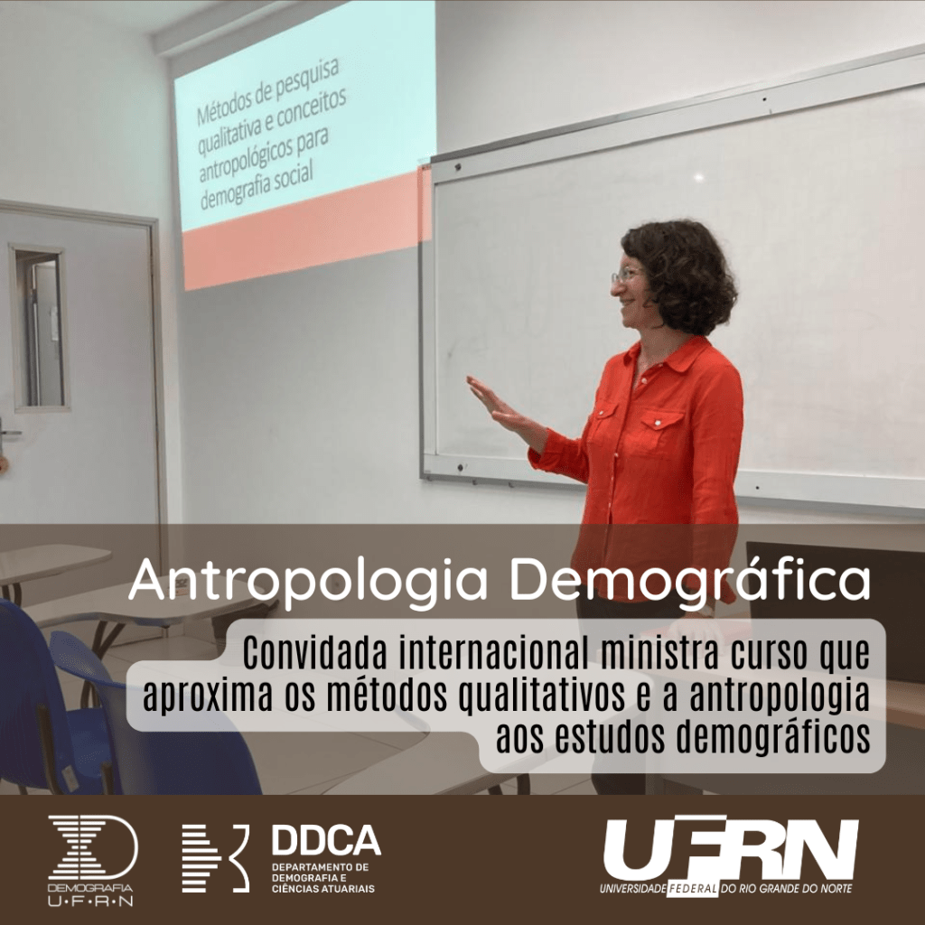 PPGDem Recebe Pesquisadora Internacional para Curso sobre a Relação entre Antropologia e&nbsp;Demografia